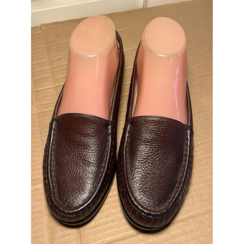 SAS Tripad Comfort Sz 6.5W Brown Leather Loafers Walking Comfort Shoes Academia